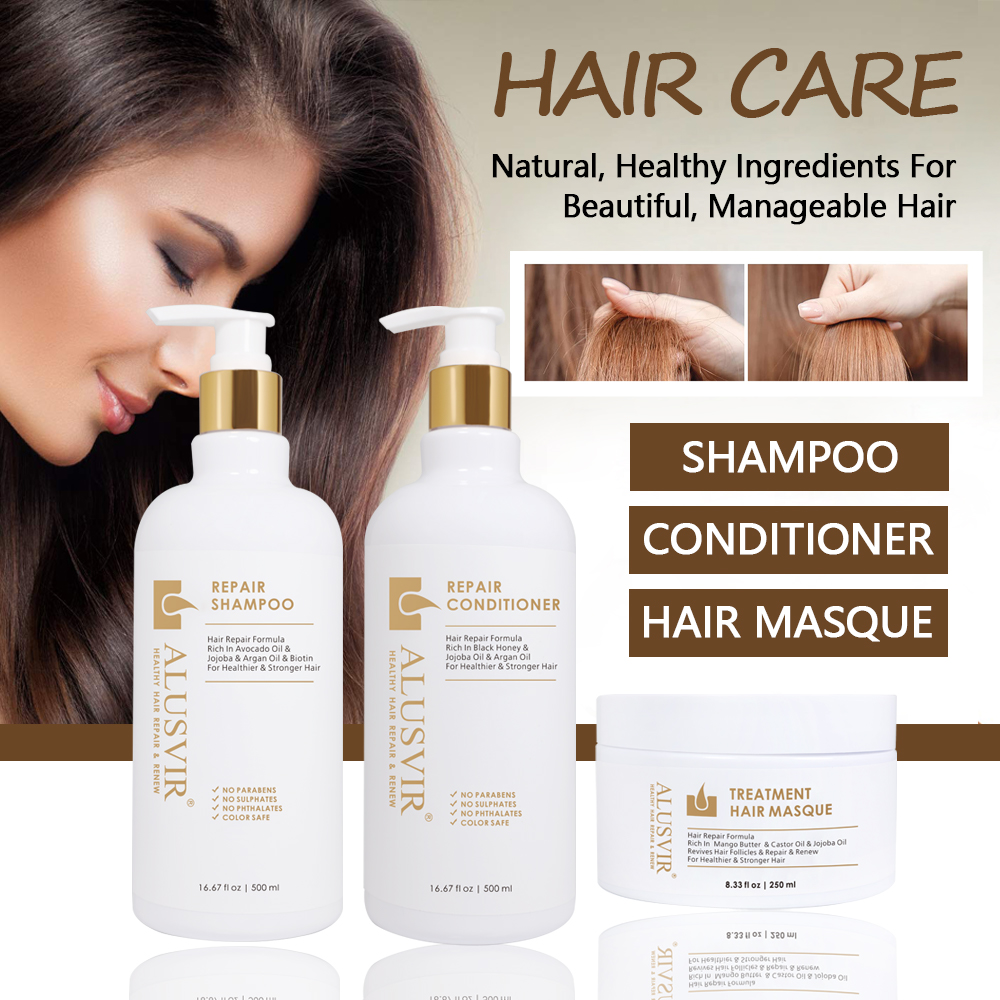 Premium Natural Argan Oil Hair Care Set: Shampoo, Conditioner, Hair Oil, Spray, Cream, Masks, and Edge Management - Non-public Label